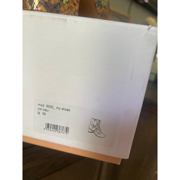 Forte Forte Chic Printed Snakeskin Leather Ankle Boots Caju Womens Size 39 US 8 - Picture 12 of 14